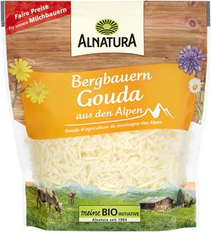 Gouda Gerieben 150 G In Bio Qualitat Von Alnatura