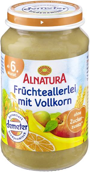 Früchteallerlei mit Vollkorn