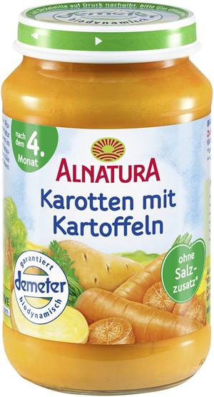 Karotten mit Kartoffeln