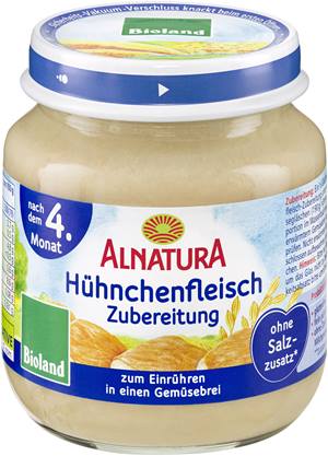 Hühnchenfleisch-Zubereitung