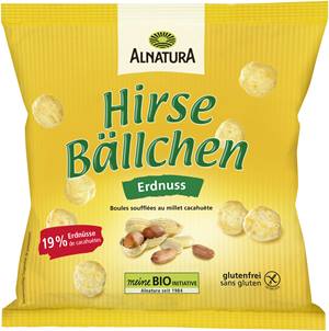 Hirsebällchen Erdnuss