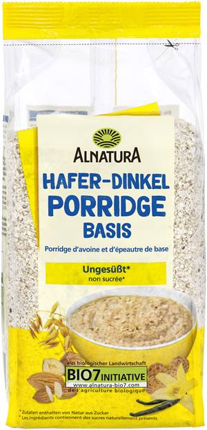 Hafer-Dinkel Porridge Basis