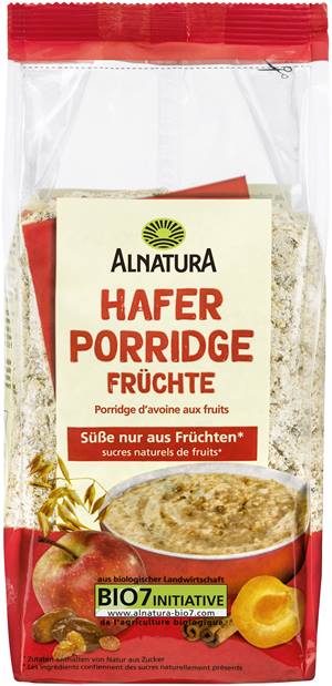 Hafer-Porridge Früchte