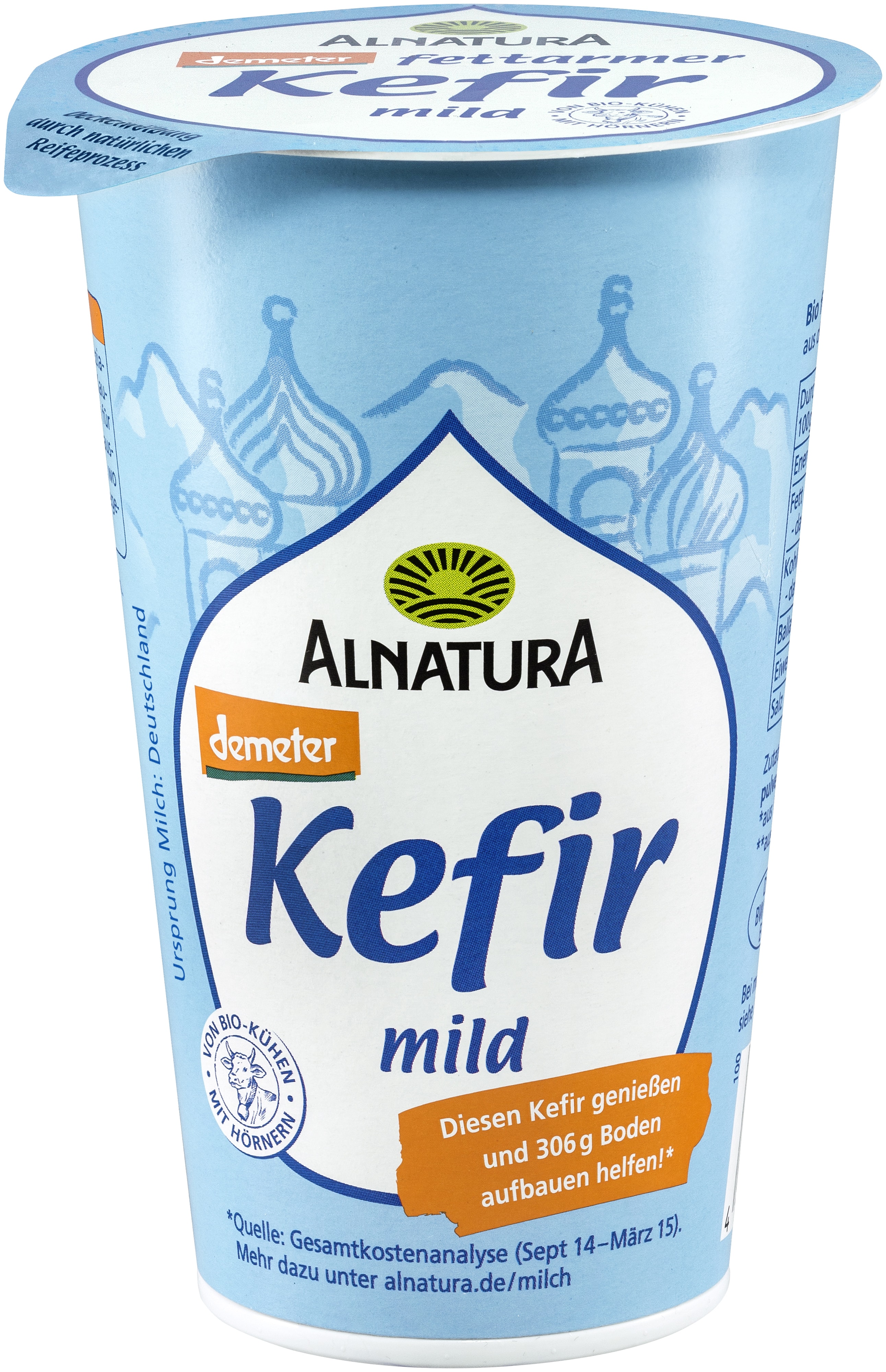 Fettarmer Kefir mild (230 ml) in Bio-Qualität von Alnatura