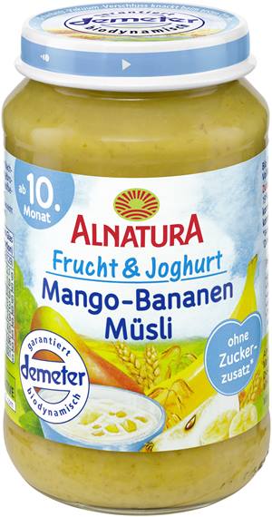 Mango-Bananen-Müsli