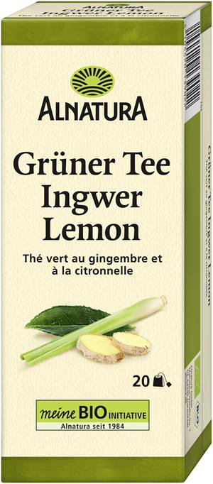 Grüner Tee Ingwer-Lemon
