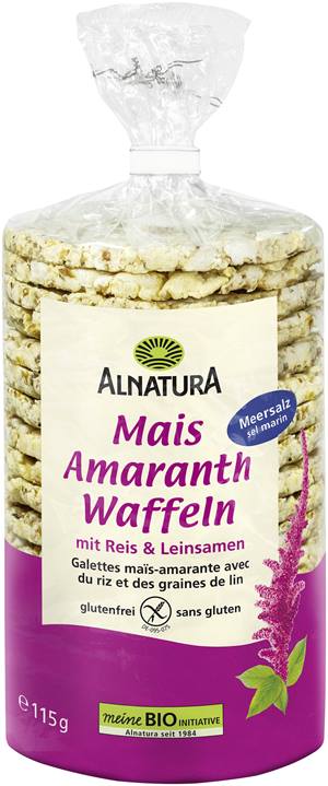 Mais-Amaranth-Waffeln