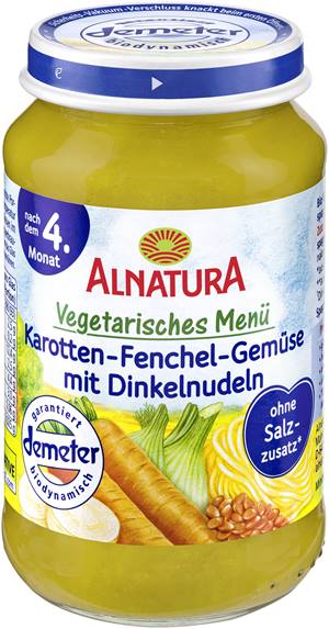Karotten-Fenchel-Gemüse mit Dinkelnudeln