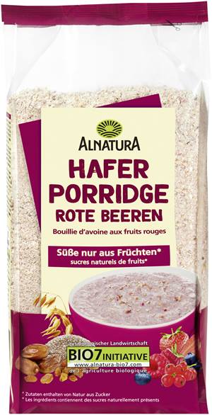 Hafer-Porridge Rote Beeren