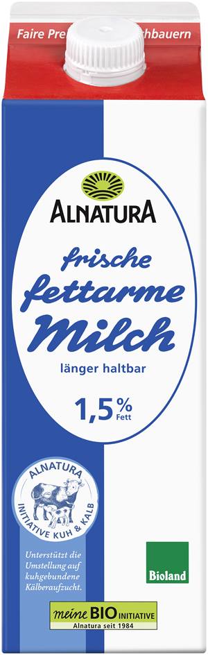 Frische fettarme Milch 1,5 %