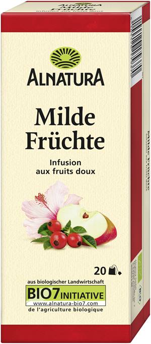 Milder Früchtetee