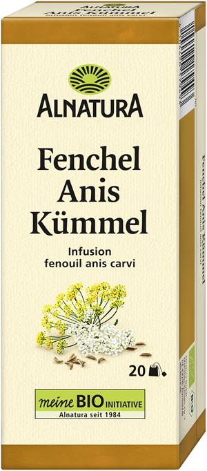 Fenchel-Anis-Kümmel Tee, 20 Beutel
