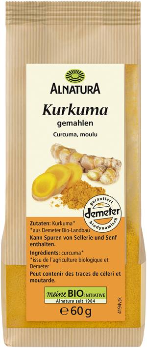 Kurkuma gemahlen