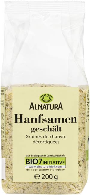 Hanfsamen geschält