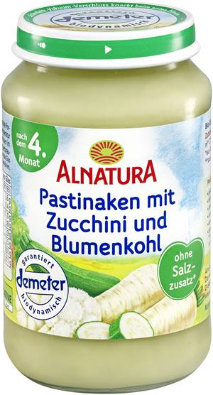 Pastinaken mit Zucchini und Blumenkohl