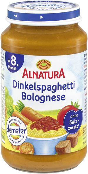 Dinkelspaghetti Bolognese