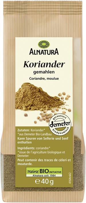 Koriander gemahlen