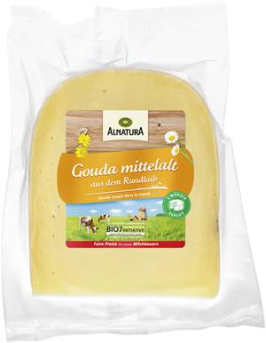 Gouda mittelalt am Stück
