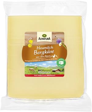Heumilch-Bergkäse am Stück