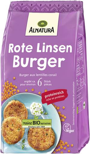 Rote-Linsen-Burger