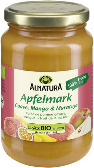 Apfelmark mit Guave, Mango und Maracuja