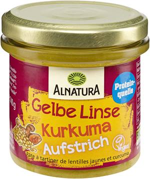 Aufstrich Gelbe Linse Kurkuma