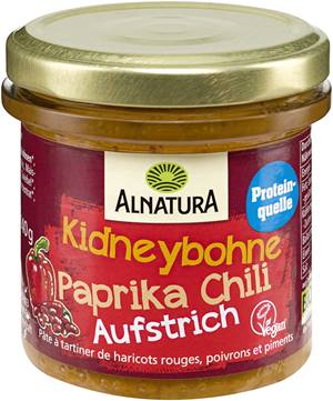 Aufstrich Kidneybohne-Paprika-Chili