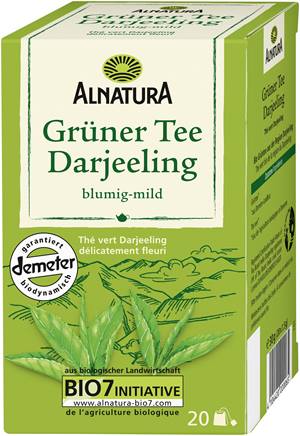 Grüner Tee Darjeeling