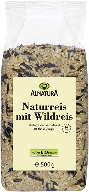 Naturreis mit Wildreis