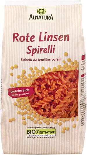 Rote-Linsen-Spirelli