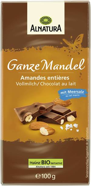 Ganze-Mandel-Schokolade