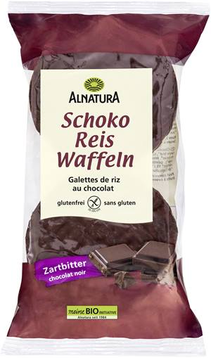 Schoko-Reiswaffeln Zartbitter