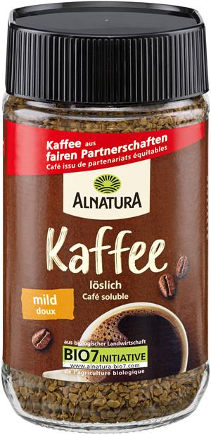 Kaffee Loslich 100 G In Bio Qualitat Von Alnatura