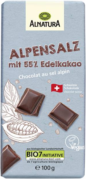 Alpensalz Schokolade vegan