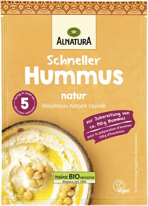 Schneller Hummus Natur