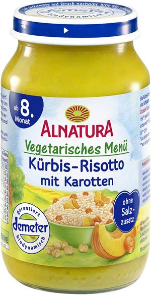 Kürbis-Risotto mit Karotten