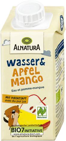 Wasser & Apfel-Mango