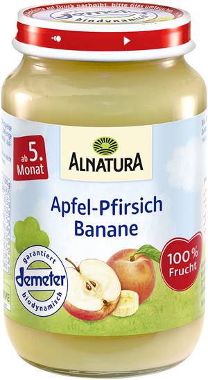 Apfel-Pfirsich-Banane