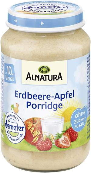 Erdbeere-Apfel-Porridge