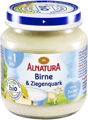 Birne & Ziegenquark
