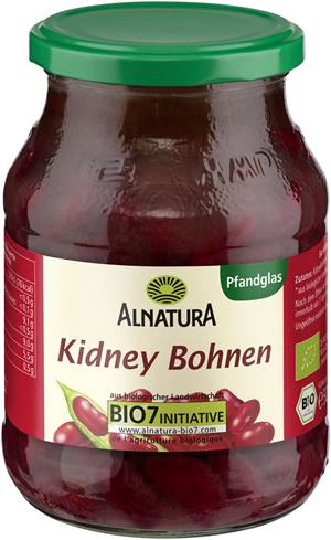 Kidneybohnen im Pfandglas