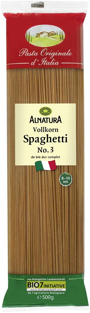 Vollkorn-Spaghetti No. 3