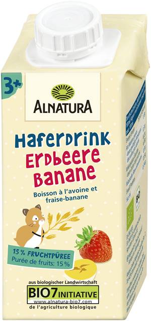 Haferdrink Erdbeere-Banane
