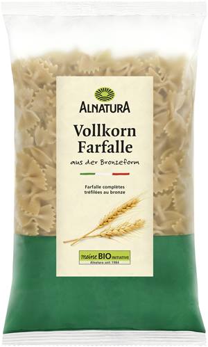 Vollkorn-Farfalle