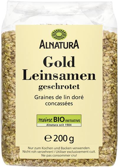 Goldleinsamen, geschrotet 