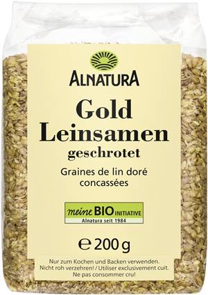 Goldleinsamen, geschrotet