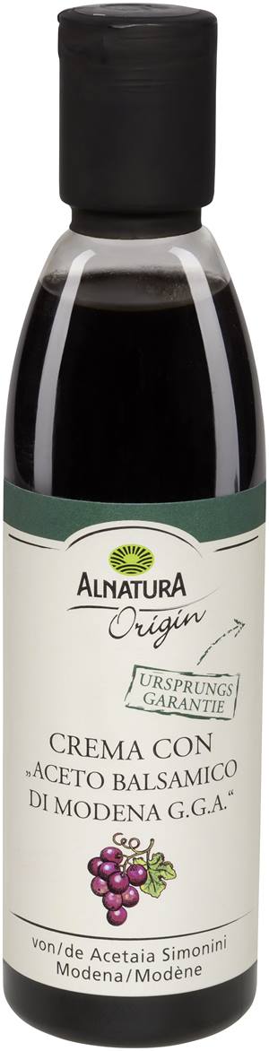 Origin Crema con „Aceto Balsamico di Modena g. g. A.
