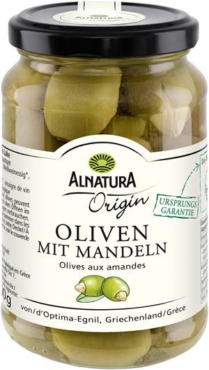 Oliven mit Mandeln