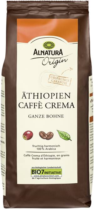 Äthiopien Caffè Crema ganze Bohne