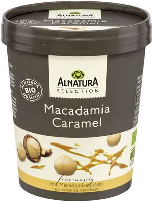 Macadamia Caramel Eiscreme (TK) 
